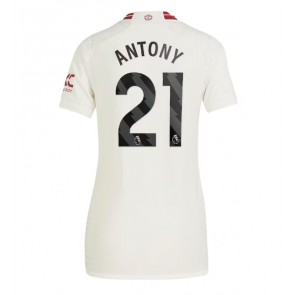 Manchester United Antony #21 Dámské Alternativní Dres 2023-24 Krátký Rukáv